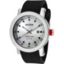 Red Line Men's RL-18000-01 Compressor Silver Dial Black Silicone