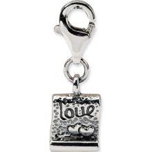 Reflections - Sterling Silver Love Note Click-on For Bead