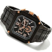 Renato Men's Cougar Limited Edition Swiss Quartz Chronograph Stainless Steel Bracelet Watch