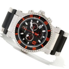 Renato Men's T-Rex Diver Limited Edition Swiss Quartz Chronograph Rubber Strap Watch