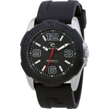Rip Curl Tubes Heat Bezel Silicone Watch Black, One Size Rip Curl