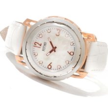 Ritmo Mundo Women's Persepolis Limited Edition Swiss Made Quartz Leather Strap Watch