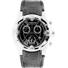 Roberto Cavalli Diamond Series Women's Chronograph Leather Watch 7251616155