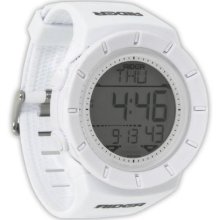 Rockwell Unisex Coliseum Didigtal Plastic Watch - Womens Rubber Strap - White Dial - RCL101