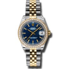Rolex Datejust Midsize Diamonds 178383 blij