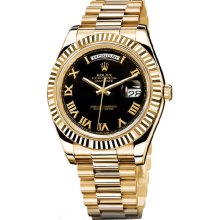 Rolex Day-Date II President 218238-RO-BLK Mens wristwatch