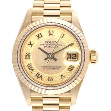 Rolex Gold Ladies President Watch Mother of Pearl Dial 79178