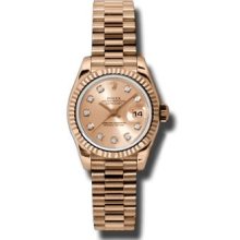 Rolex Lady Rose Gold President 179175 chdp