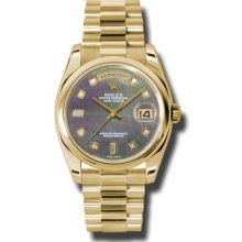 Rolex Oyster Perpetual Day-Date 118208 DKMDO MEN'S WATCH