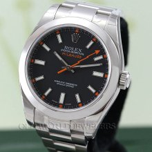 Rolex stainless steel milgauss ref 116400