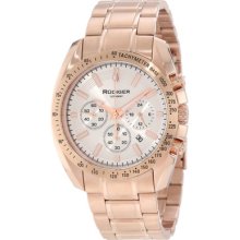 Rudiger R1000-09-001 Dresden Silver Dial Rose Gold Chronograph Watch
