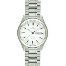 Sartego Snt110 Mens Titanium White Dial Dress Watch