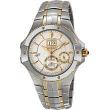 Seiko Coutura Kinetic Perpetual Calendar Two-tone Steel Mens Watch Snp008