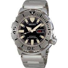 Seiko Divers Black Dial Stainless Steel Mens Watch Skx779