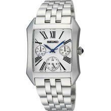 Seiko Ladies Stainless Steel Case and Bracelet Silver Dial Day and Date Displays SKY737
