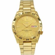 Seiko Men's 5 Automatic SNKE06K Gold Gold Tone Stainles-Steel Quartz Watch with Gold Dial