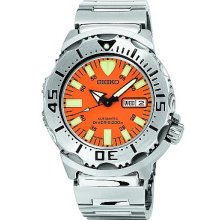 Seiko Men's Automatic Orange Monster Dive Watch SKX781