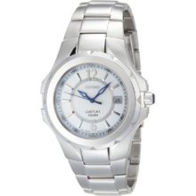Seiko Mens Sgee65 Coutura Silver-tone Dial Watch