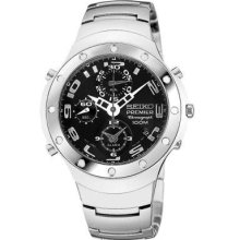 Seiko SDWG43 Stainless steel case. Chronograph records elapsed ti Bracelet has double locking sa