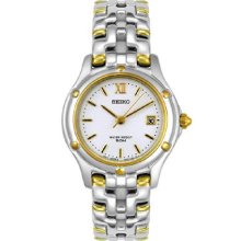 Seiko Sxe586 Women's Le Grand Sport Two-tone Watch In Box Nice