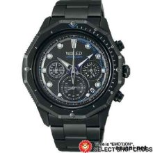 Seiko Wired The Bule Marine Quartz Men's Agaw417 Black Watch