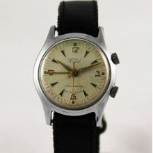 SIGNAL Extremly Rare ALARM watch from 1950's 1 MChZ KIROVA 18 Jewels made in Ussr (req46406)