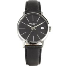 Simon Carter Black Ladies London Designer Wrist Watch Lt905