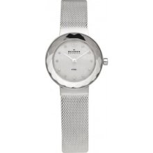 Skagen 456sss Ladies Steel Mesh Watch Rrp Â£119