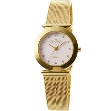 Skagen Ladies' Gold Mesh Watch