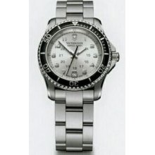 Small Silver Dial Maverick Gs Stainless Steel Watch