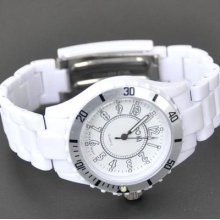 Soki White Quartz Womens Ladies Band Gift Watch 072