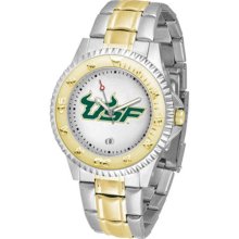 South Florida Bulls USF Mens Stainless 23Kt Watch