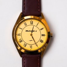 Soviet watch Russian watch Men watch Mechanical watch -gold color watch -men's wrist 