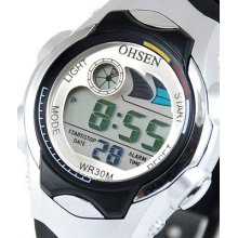 Special Men Unisex Oshen Digital Sport Watch Wrist Alarm Date Black Strap Hour