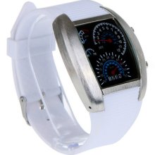 Sport Digital Turbo/dot Matrix Date Led Men/women Racing Wrist Watch 6color
