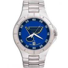 St Louis Blues Pro II Stainless Steel Watch