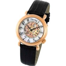 Stuhrling 108 12457 Lifestyle 'wall Street' Skeleton Automatic Womens Watch