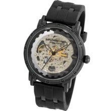 Stuhrling Original 165c Winchester Cavalier Automatic Skeleton Black Mens Watch