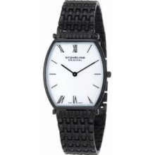 Stuhrling Original 510.12597 Womens Meydan Classique Swiss Quartz with Black IP Case White MOP Dial and Black IP Bracelet Watch
