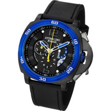 Stuhrling Xtreme 245a2 33l51 Admiral Sl Swiss Quartz Chrono Leather Mens Watch