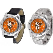 Suntime Bowling Green State Falcons Sport AnoChrome Watch