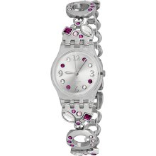 Swatch Menthol Tone Pink Ladies Quartz Watch LK322G