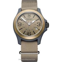 Swiss Army Mens Original Sand Dial w/ Nylon NATO Strap 241516