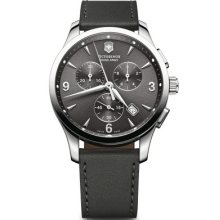 Swiss Army Victorinox 241479 Mens Leather Alliance Chronograph Watch