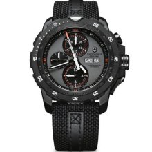 Swiss Army Victorinox 241528 Mens Alpnach Black Automatic Chrono Watch