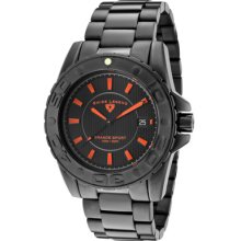 SWISS LEGEND Watches Men's Grande Sport Black Dial Black Ion Plated St