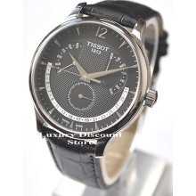 T063.637.16.057.00 Tissot Perpetual Calendar Mens Watch Black Dial Band Quartz