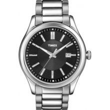 T2N779 Timex Mens Style Silver Tone Watch