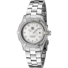 TAG Heuer Aquaracer Diamond Set Stainless Steel Bracelet Ladies W ...