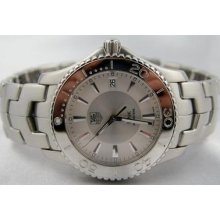 Tag Heuer Link Silver Dial Quartz Men's Full Size Stainless Steel Wj1111